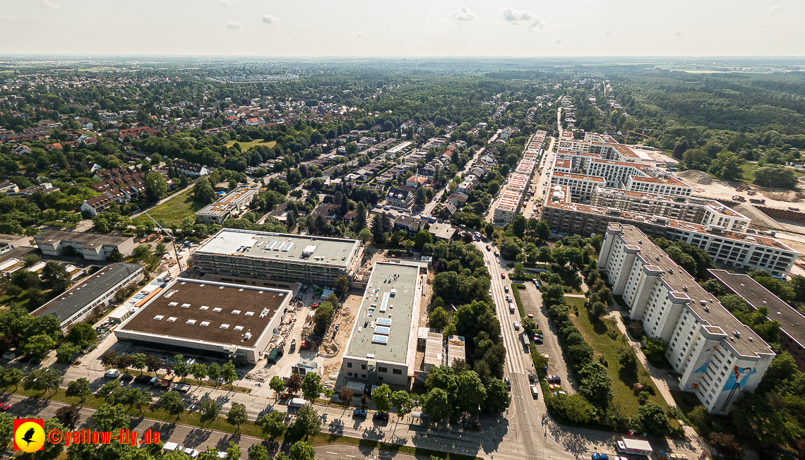 07.06.2023 - Baustelle zur Grundschule am Karl-Marx-Ring in Neuperlach
